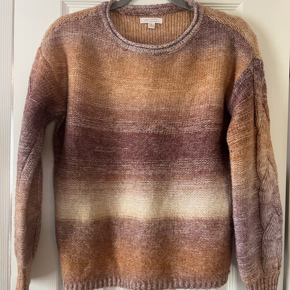 Gradient Brown and Cream Sweater